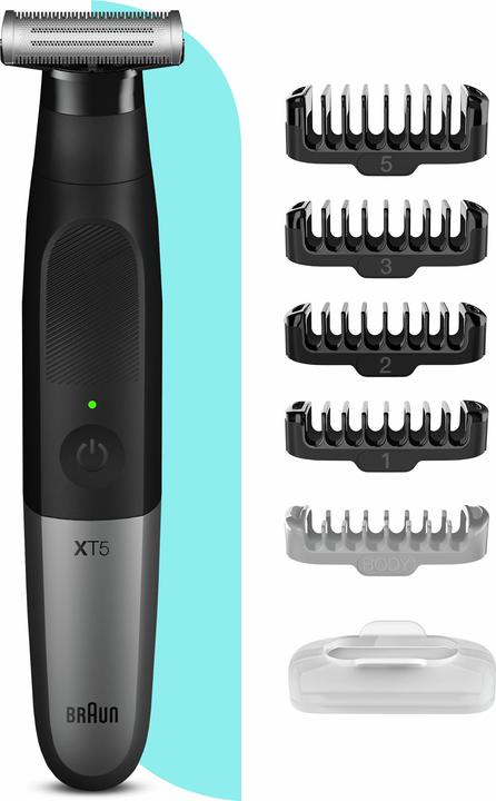 Image du produit Braun Rasoir-Tondeuse Hybride Series XT5, Rasoir VIsage, Tondeuse Corps, Lame Durable, XT5100