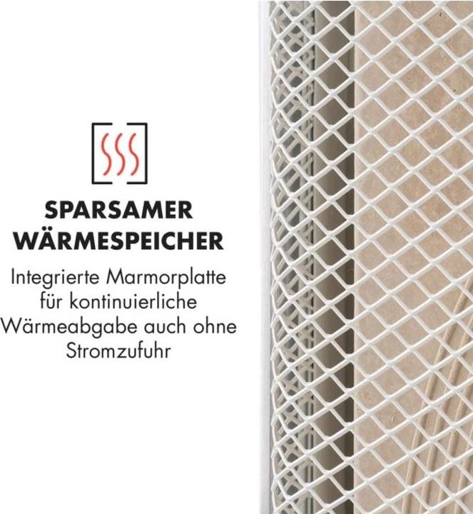 Actual product image Klarstein HeatPal Marble Infrared Heater (1300 W)