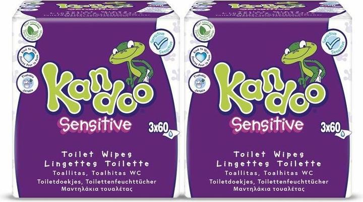 Produktbild Kandoo Sensitive (180 Stück)