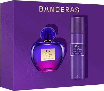 Image du produit Antonio Banderas Banderas Perfumes Her Secret Desire Gift Set for Women Floral and Fruity Fragrance Vanilla and Flora (Set parfum)