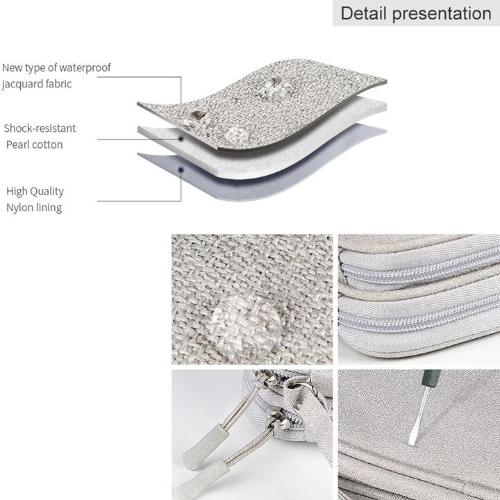 Immagine prodotto Only-Bags.Store Borsa portacavi, borsa elettronica, organizzatore per accessori elettronici, organizzatore di cavi (Custodia)