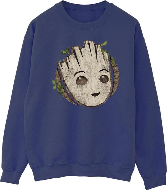 Produktbild I Am Groot Wooden Head Sweatshirt (S)