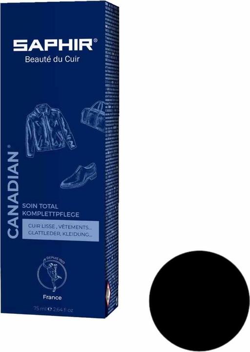 Immagine prodotto Saphir Beaute du Cuir Crema canadese nera (1 x, 75 ml)