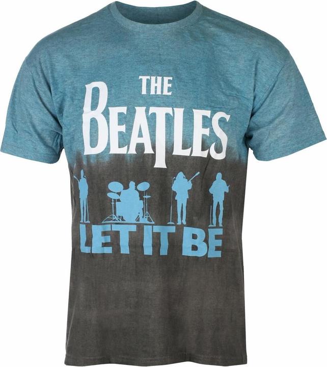 Produktbild Unisex Adult Let It Be Split Dip Dye T-Shirt (XXL)