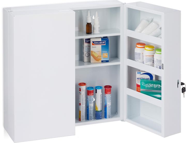 Actual product image Relaxdays Medicine cabinet (52.5 x 19.5 x 53 cm)