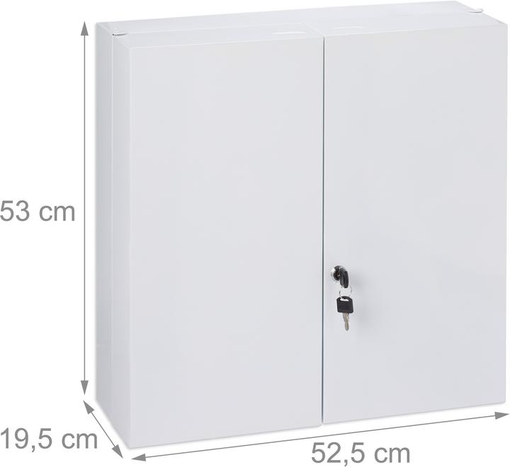 Actual product image Relaxdays Medicine cabinet (52.5 x 19.5 x 53 cm)