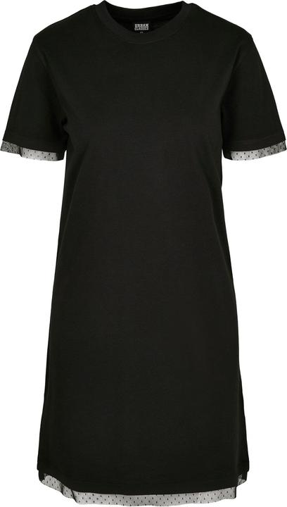 Urban Classics Ladies Boxy Lace Hem Tee Dress (M)