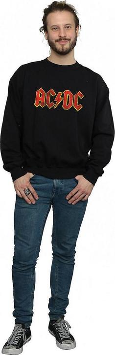 Actual product image AC/DC Mens Distressed Logo Cotton Sweatshirt (XL)