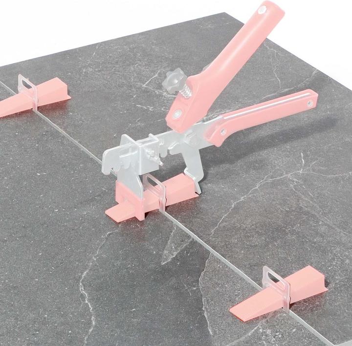 Produktbild XPOtool 300 Zuglaschen Fliesen Nivelliersystem 2,0mm Fugen Fliesen Verlegehilfe