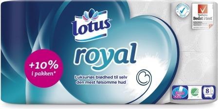 Immagine prodotto Antalis Carta igienica Lotus Comfort 3 veli 18,45m 56 rotoli/cartone - (56 rotoli per cartone)