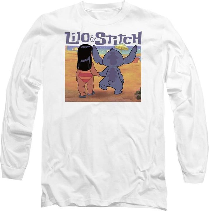 Actual product image Lilo & Stitch Unisex Adult Into The Sunset T-Shirt (S)