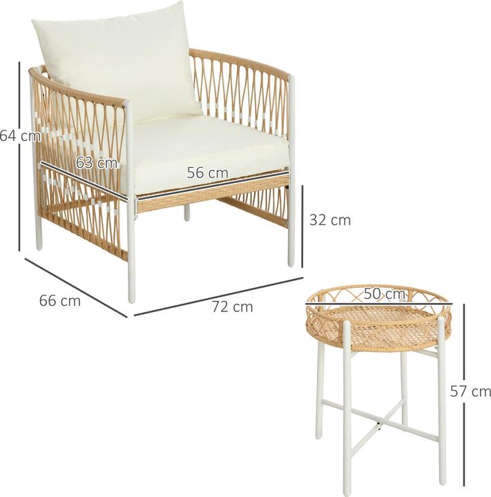 Produktbild Outsunny Gartenmöbel-Set