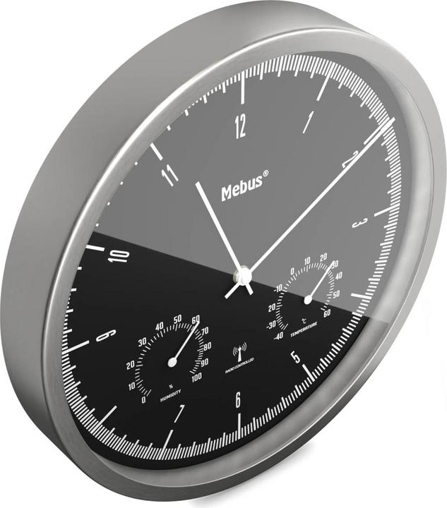 Actual product image Mebus Radio controlled wall clock (25 cm)