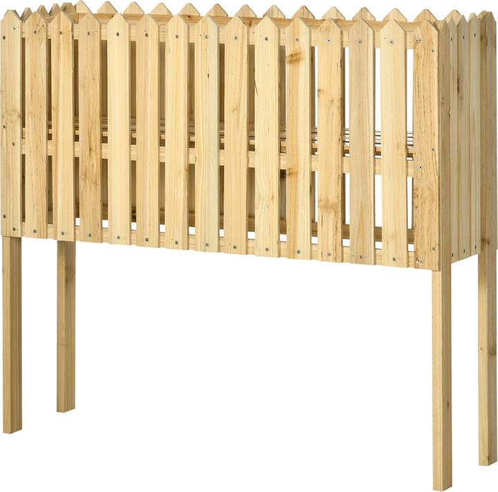 Image du produit Outsunny Clôture de jardin avec support pour plantes