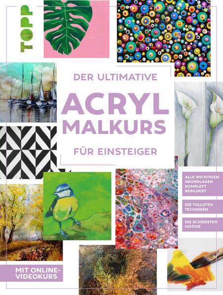 Produktbild Der ultimative ACRYLMALKURS für Einsteiger (Deutsch, frechverlag, 2025)