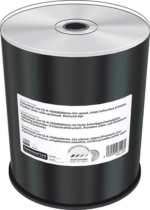 MediaRange CD-R fully printable (100 x)