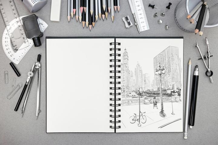 Immagine prodotto Clairefontaine Sketchbook Goldline (A4, Nessuna)