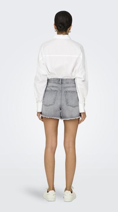Produktbild Only ONLGABI Hohe Taille Normal geschnitten Jeans-Shorts Jeans-Shorts (XS)