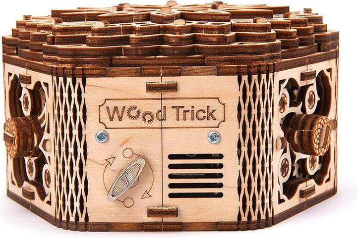 Actual product image Wood Trick Mystery Flower Jewellery Box