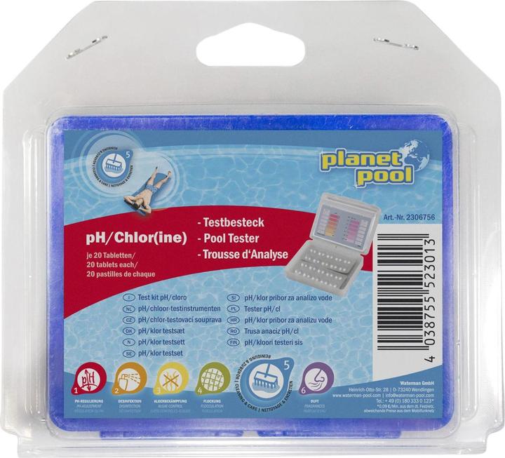 Planet Pool pH/chlorine test kit