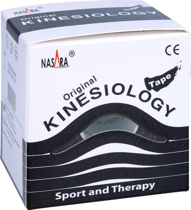 Immagine prodotto Mikros NASARA Nastro kinesiologico nero 5cmx5m, 1 pz PFL (5 m)