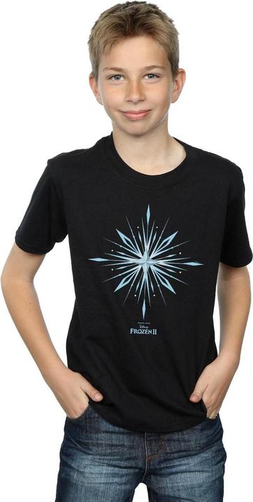 Actual product image Disney Boys Frozen 2 Elsa Signature Snowflake T-Shirt (128)