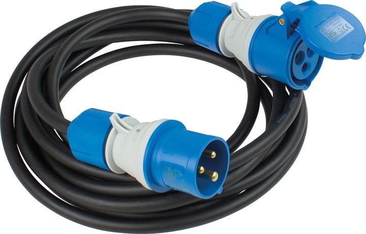 Actual product image As - Schwabe Camping CEE extension with voltage indicator (5 m, CEE)