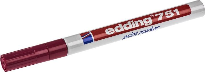 Immagine prodotto Edding 751 Marcatore a vernice lucida (Rosso, 1 mm, 1 x)