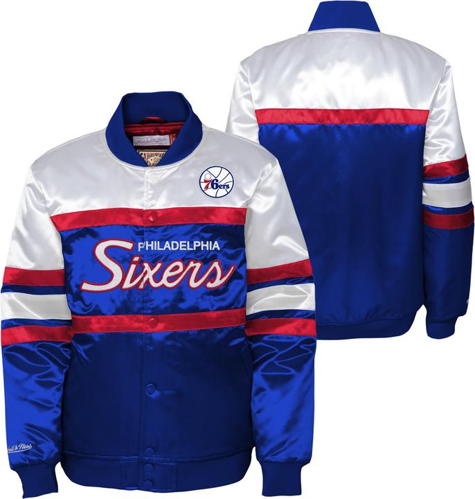 Produktbild Mitchell & Ness Kinder Heavyweight Satin Jacke - Philadelphia 76ers - US14 (14, 15, 16)