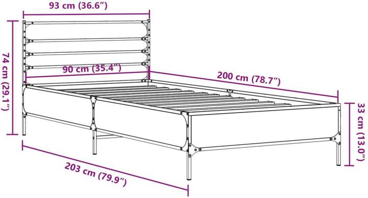 Actual product image VidaXL Katie (90 x 200 cm)