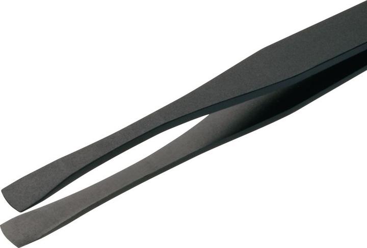 Produktbild Rubis Pinzette, flach gerade, schwarz