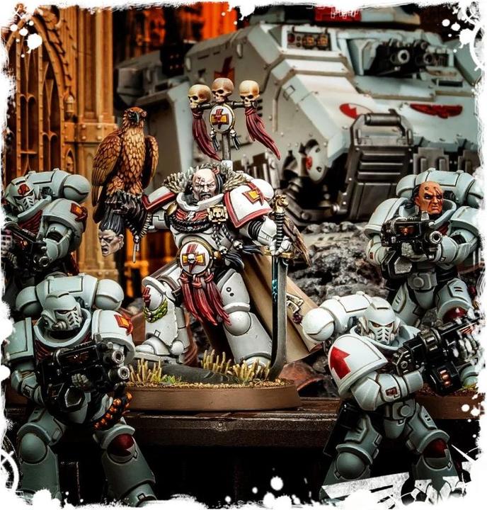 Produktbild Games Workshop Warhammer 40k - White Scars Kor'Sarro Khan (Kunststoff)