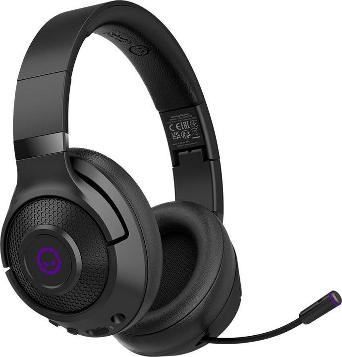 Produktbild Lorgar Kopfhörer mit Mikrofon Noah 702, Wireless Gaming Headset, schwarz