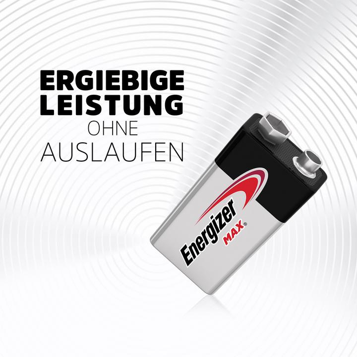 Immagine prodotto Energizer Max Alcalina (1 pz., 9V Block)