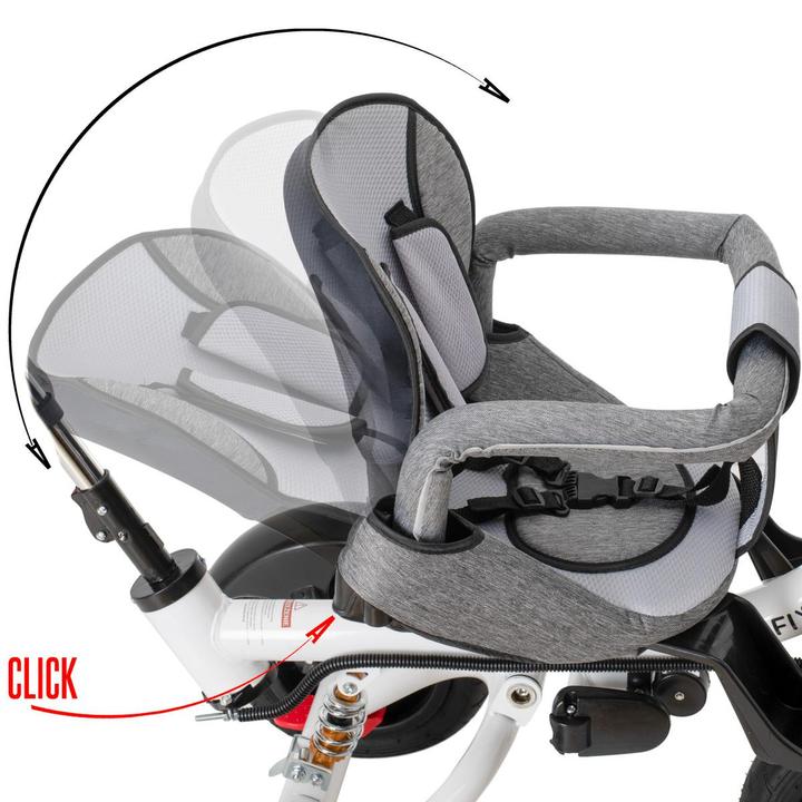 Actual product image Polesie Trike Fix V3 Tricycle grey