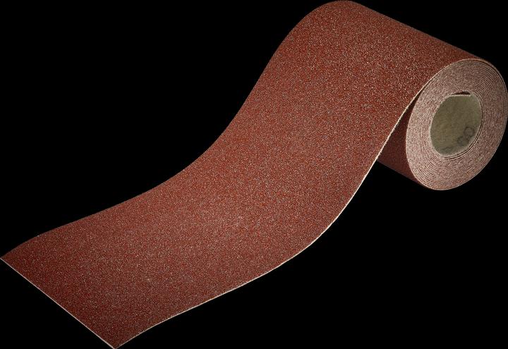 Actual product image wolfcraft Easy-Fix Sandpaper Roll for Wood/Metal, 4 m x 115 mm, grain 60 (60)