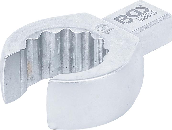 Actual product image BGS Push Fit Ring Spanner open Type 19 mm Square Size 9 x 12 mm (19 mm)