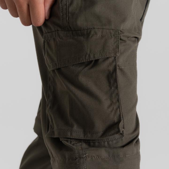 Actual product image Craghoppers Kid's Kiwi Cargo II Convertible Trousers (158)