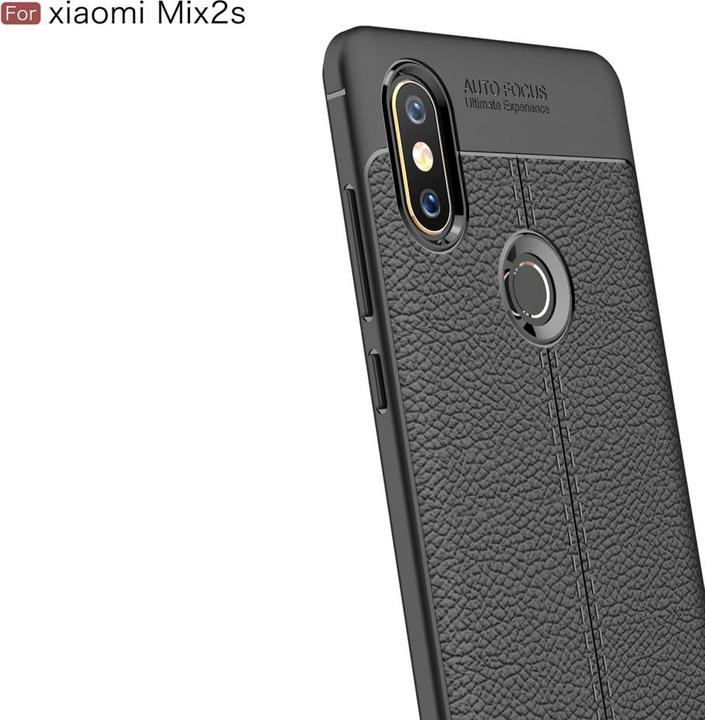 Produktbild Screenguard Xiaomi Mi Mix 2S Hülle Leather Design TPU Cover (Xiaomi Mi Mix 2S)