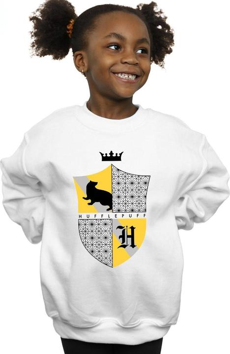 Actual product image Girls Hufflepuff Shield Sweatshirt (116)