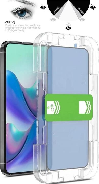 Protectorking 3x Echtes Tempered 9H Panzerhartglas Blickschutz (3 Stück, Apple iPhone 13 Pro)