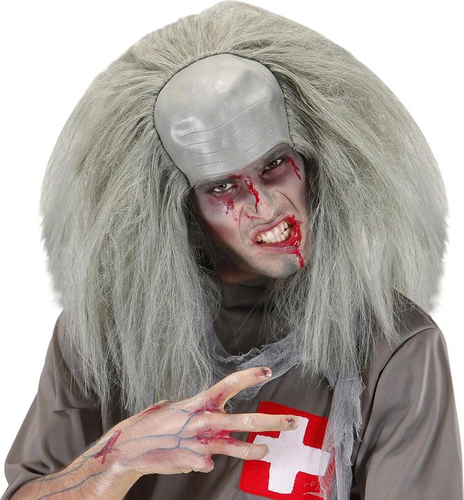 Produktbild Widmann Zombie Perücke Halbglatze Haar