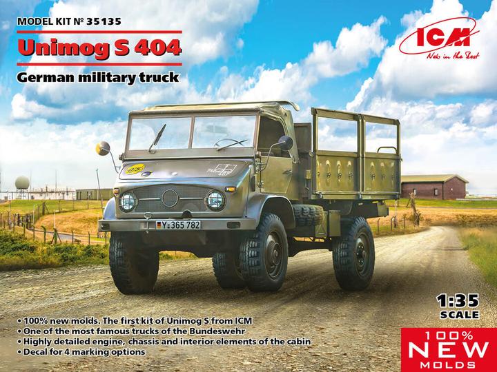 Produktbild ICM Unimog S 404, German military truck