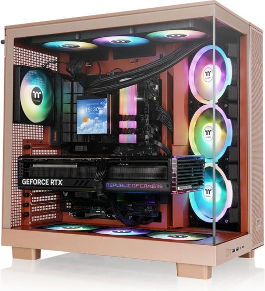 Produktbild Thermaltake Tt View 380 XL TG ARGB Gravel Sand (Mini-ITX, ATX, mATX)