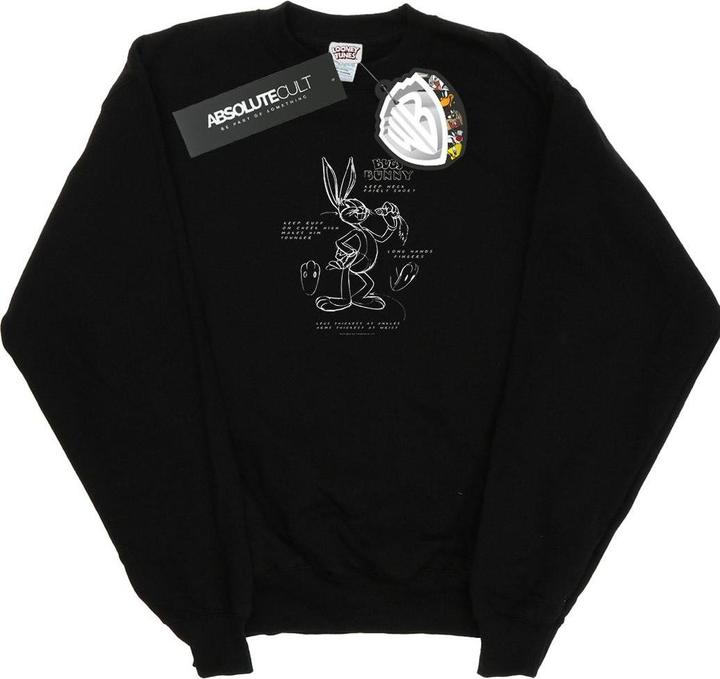 Image du produit Looney Tunes - Sweat BUGS BUNNY DRAWING INSTRUCTION - Homme (XL)