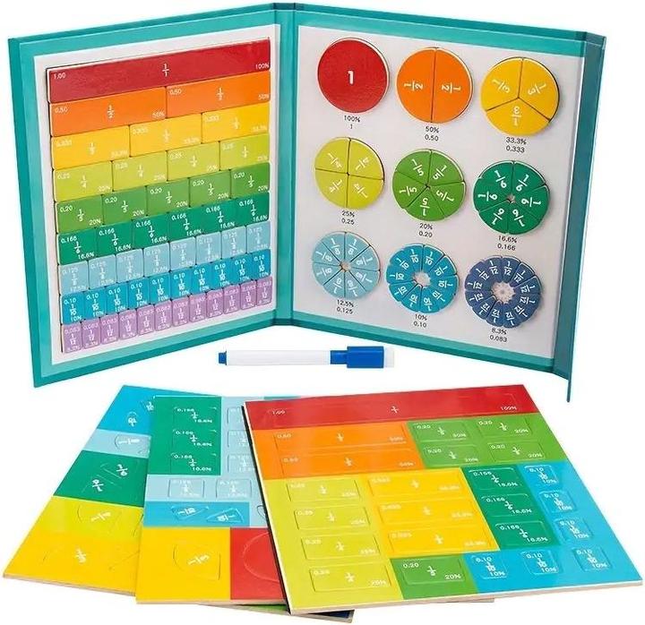 Actual product image The Toy Company Fractions, Maths toys