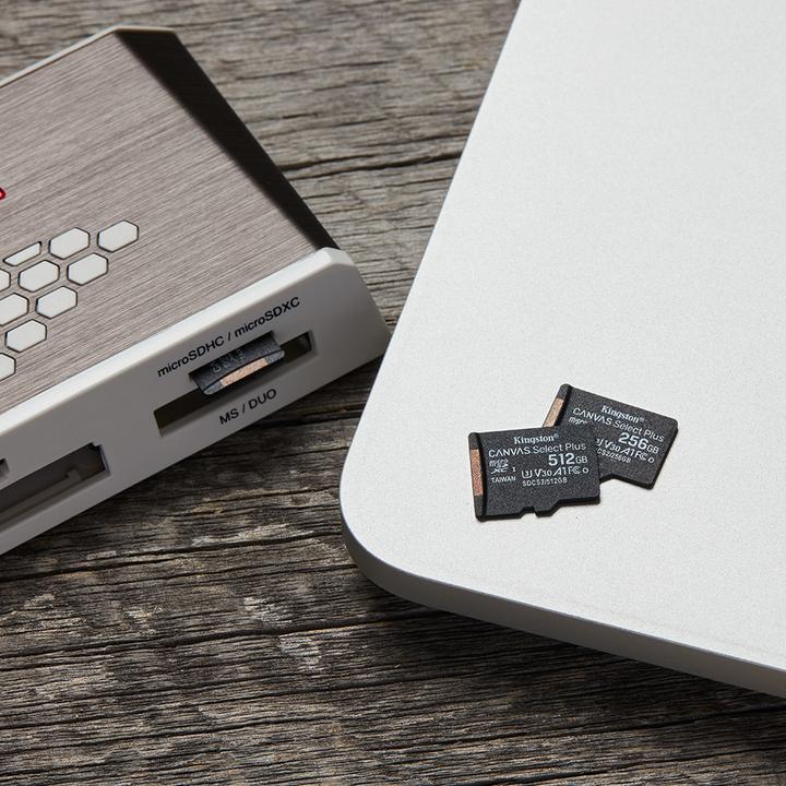 Immagine prodotto Kingston Canvas Select Plus (512 GB, microSDXC, U3, UHS-I)