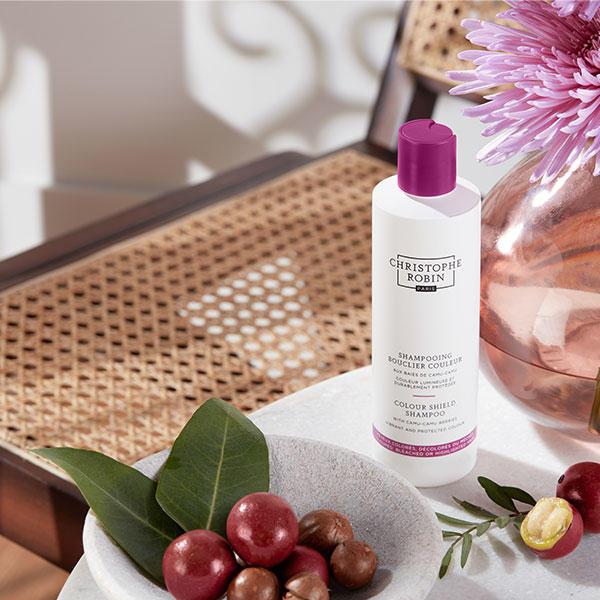 Image du produit Christophe Robin Shampooing bouclier couleur aux Baies de Camu-Camu (250 ml, Shampoing liquide)