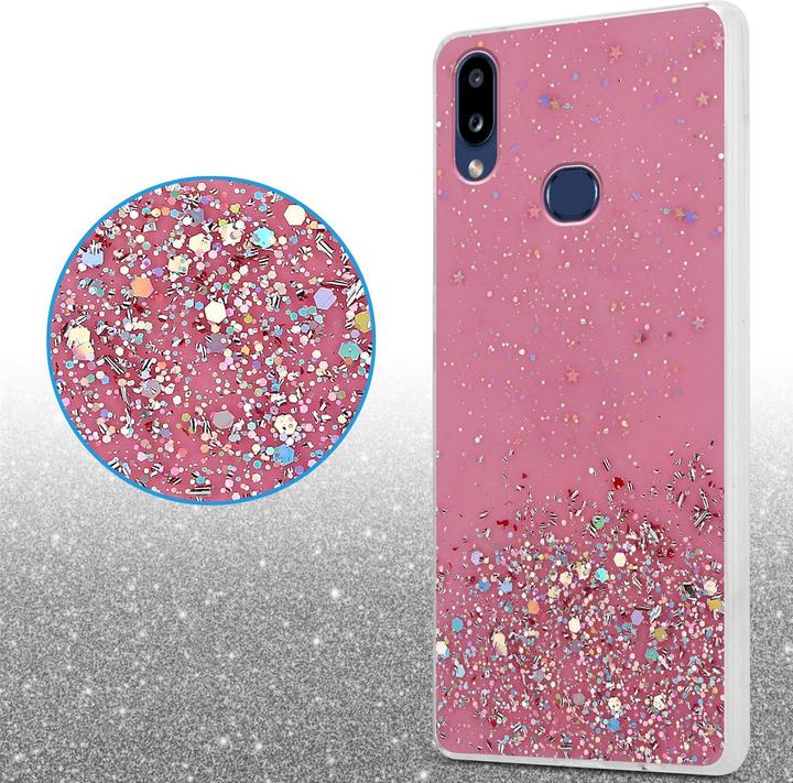 Actual product image Cadorabo TPU cover sparkling glitter (Samsung Galaxy A10s, Samsung Galaxy M01s)