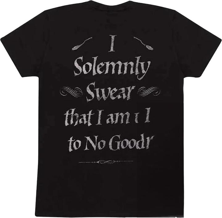 Actual product image Unisex Adult Mischief Managed T-Shirt (L)